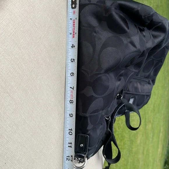 Coach Black Signature Tote - Picture 13 of 16